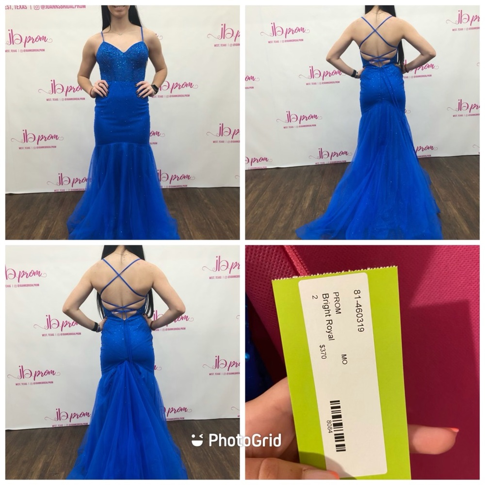 Size 2 BNWT 2021 Prom Dress - ROYAL BLUE